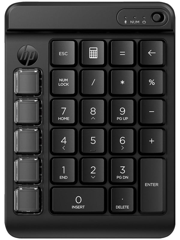 HP 435 Programmable Wireless Keypad 7N7C3AA - Numpad - Englisch - Schwarz