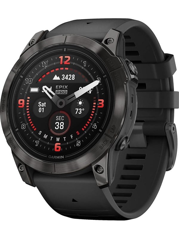 EPIX PRO 51 MM Sportuhr in schwarz-carbongrau