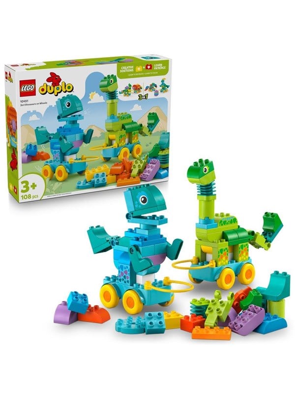 LEGO DUPLO 10451 Dinos auf Rdern 3-in-1-Set