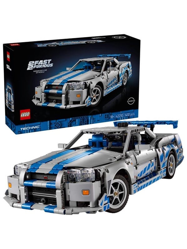Image of LEGO Technic 42210 2 Fast 2 Furious Nissan Skyline GT-R (R34) Flitzer