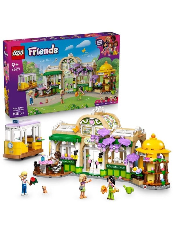 LEGO Friends 42671 Pflanzencaf und Blumenkiosk