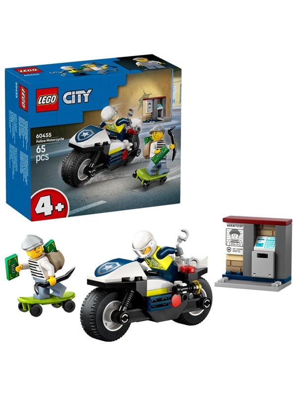 Lego® 4+ Lego® City 60455 Verfolgungsjagd Mit Dem Polizeimotorrad - Bild 13