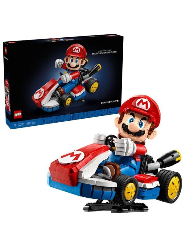 Image of 72037 Super Mario Mario Kart: Mario & Standard-Kart, Konstruktionsspielzeug