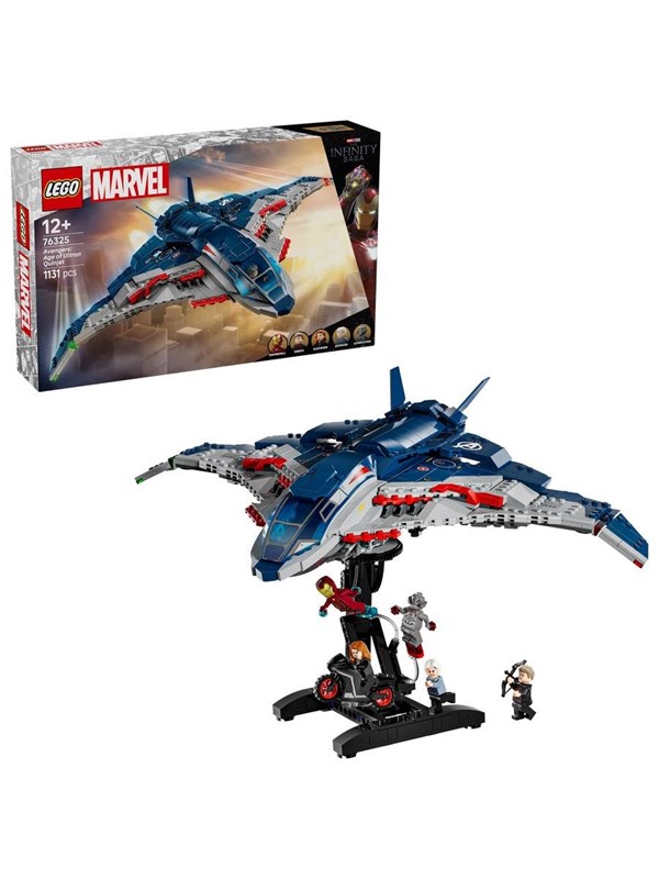 Image of 76325 Marvel Super Heroes Avengers: Age of Ultron Quinjet, Konstruktionsspielzeug