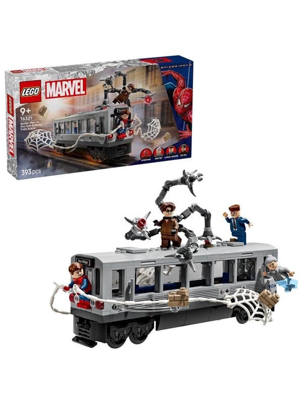 Image of LEGO Super Heroes 76321 Spider-Man vs. Doc Ock: Showdown in der U-Bahn