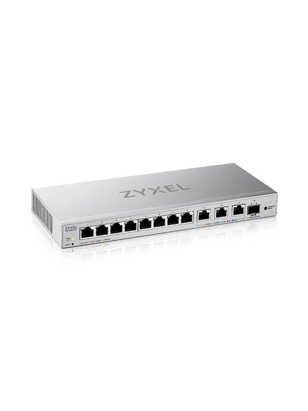 ZyXEL XGS1250-12 12-Port Web-Managed Multi-Gigabit Switch 3-Port 10G  1-Port 10G SFP