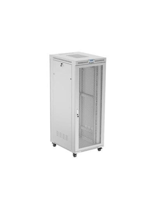 Lanberg - rack - 800 x 1000 mm flat pack with mesh door LCD - 42U