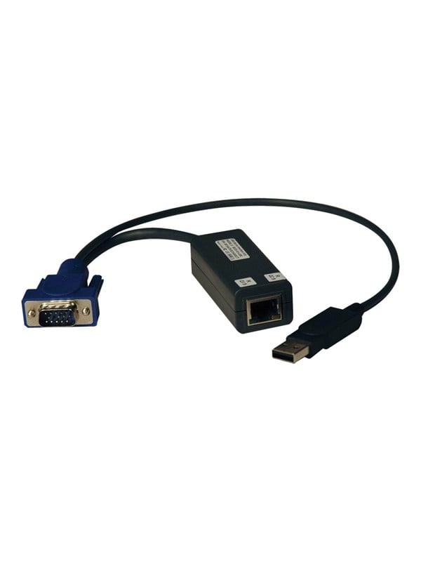Eaton Series USB Single Server Interface Unit Virtual Media KVM Switch HD15 USB RJ45 TAA