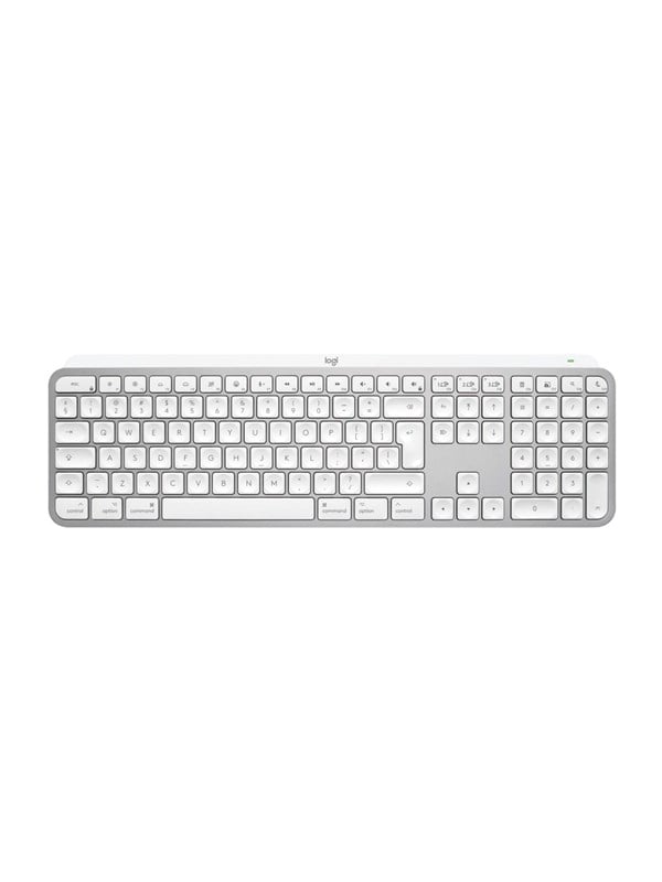 Image of Logitech MX Keys S for MAC - Pale Grey - Tastatur - Englisch (UK) - Weiss