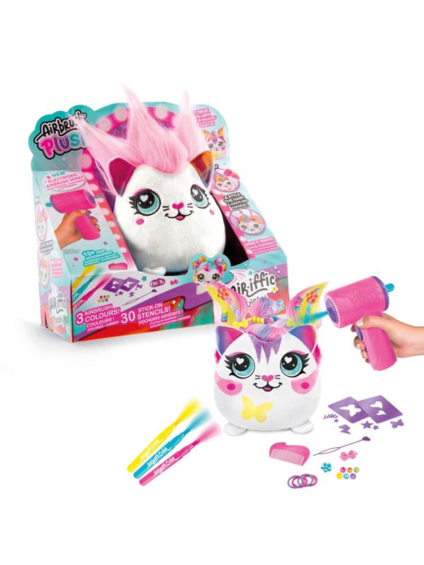 Image of Airbrush Plush Hair'iffic 17cm Squish Pal-Precious