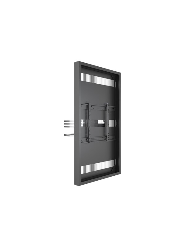 Multibrackets M Pro Series enclosure - column - for LCD display - large - black - Max 50 kg - recommended for 65"