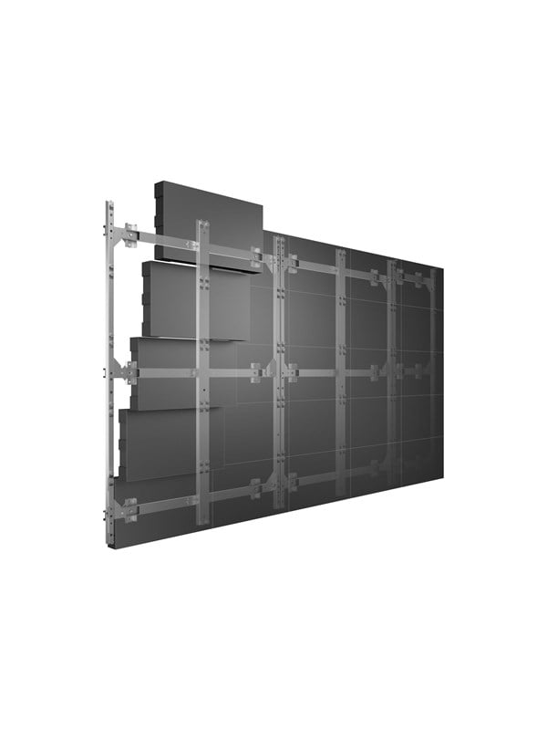 Multibrackets M Pro Series mounting kit - for 5x5 LED video wall - black - Max - recommended for 135"