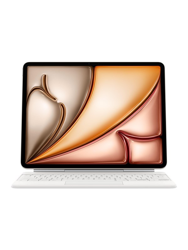Apple Magic Keyboard for iPad Air 13" M4 | M3 | M2 - Norwegian - White - Tastatur & Folio-Set - Norwegisch - Weiss