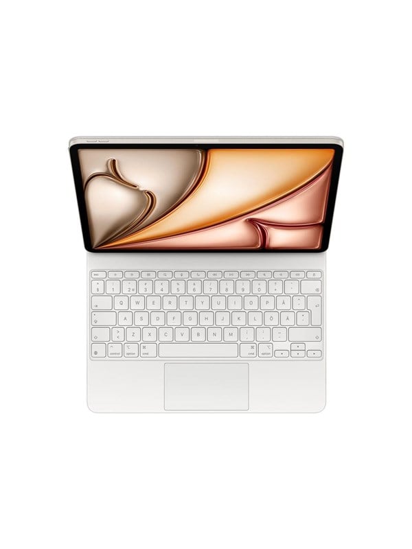 Apple Magic Keyboard for iPad Air 13" M4 | M3 | M2 - Swedish - White - Tastatur & Folio-Set - Swedisch - Weiss