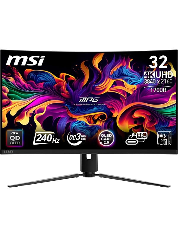 Msi Mpg 321Curxde 31.5 Zoll 4K (Uhd) Qd-Oled Panel 16:9 240 Hz Curved Gaming Monitor G 9S6-3Dd64t-005 / 9S6-3Dd64t-012 - Bild 4