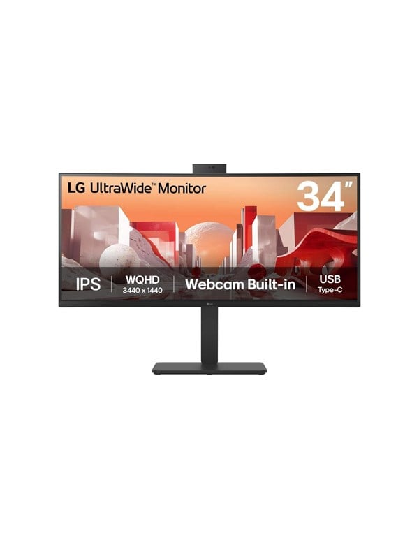 34 LG UltraWide 34BA85QE-B - 3440x1440 UWQHD - 60Hz - IPS - 90W USB-C - KVM switch
