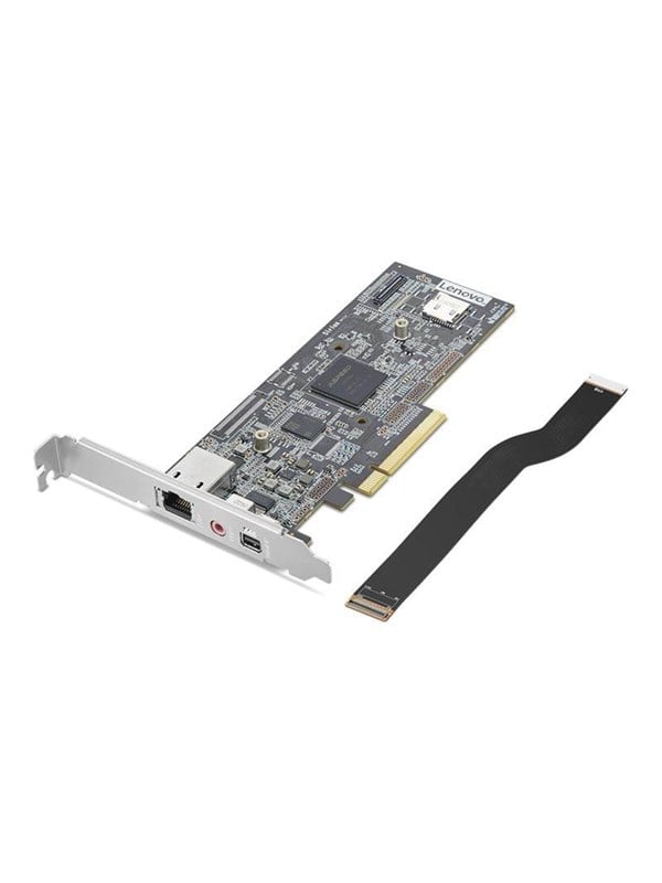 Lenovo - network adapter - PCIe - Gigabit Ethernet x 1 + DisplayPort x 1