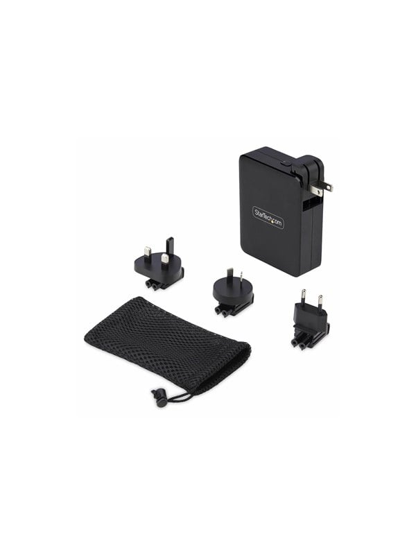StarTech.com 140W USB-C Wall Charger USB-C/USB-A PD GaN Power Adapter power adapter - GaN technology - USB 3 x USB-C - 140 Watt