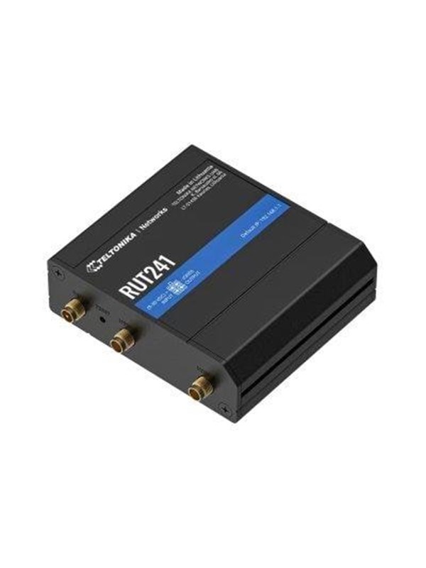 Teltonika RUT241 - wireless router - WWAN - Wi-Fi - 2G 3G 4G - DIN rail mountable - Wireless router N Standard - 802.11n
