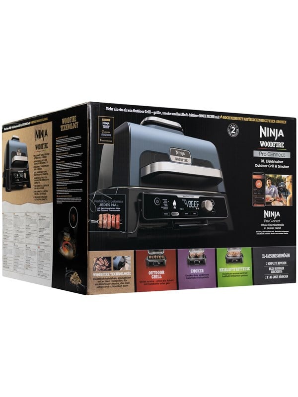 NINJA® Elektrogrill Woodfire Pro Connect XL OG901EU Grill 1700 W schwarz/blau - Image 8