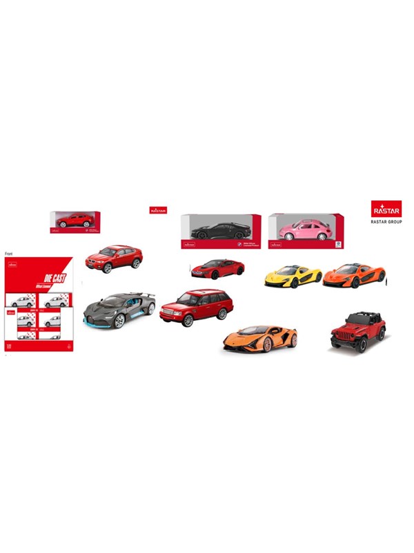RASTAR Die cast 143 assorted