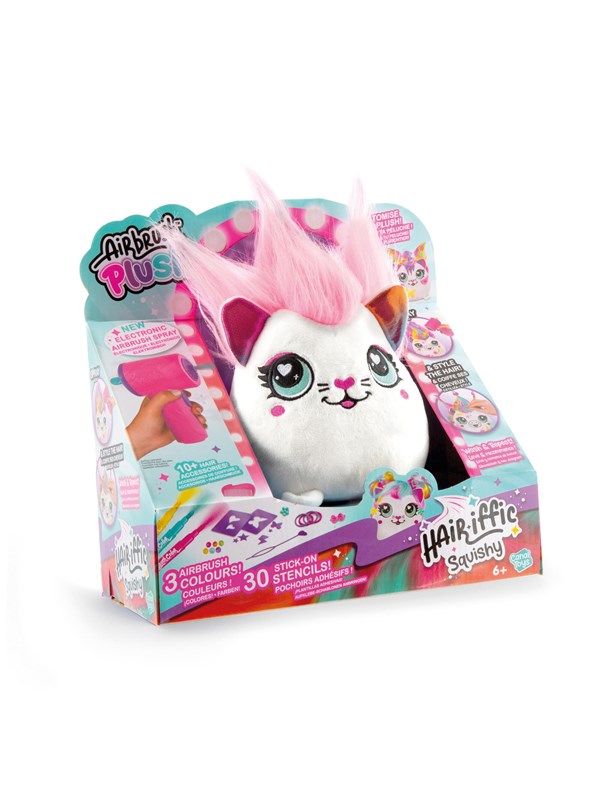 Image of Airbrush Plush Hair'iffic 17cm Squish Pal - assorted