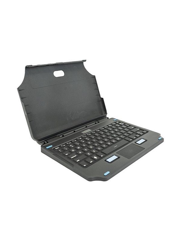 Gamber-Johnson LLC Gamber-Johnson 2-in-1 - keyboard and folio case case- with touchpad mouse buttons - Tastatur  Folio-Set - Englisch UK - Schwarz