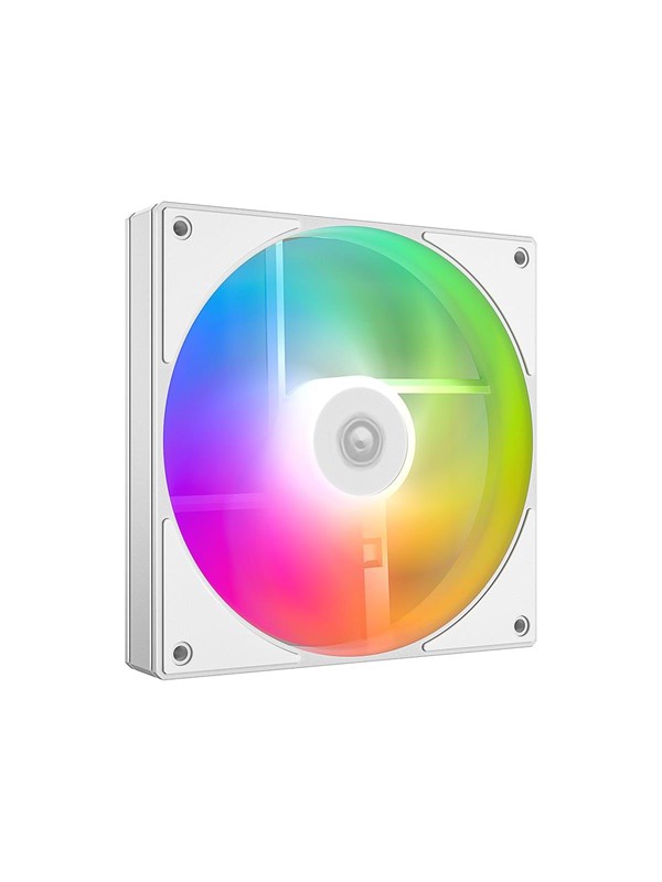 ID-Cooling AS-140 ARGB WHITE - Gehäuselüfter - 140mm - Weiß mit RGB-Beleuchtung - 25 dBA