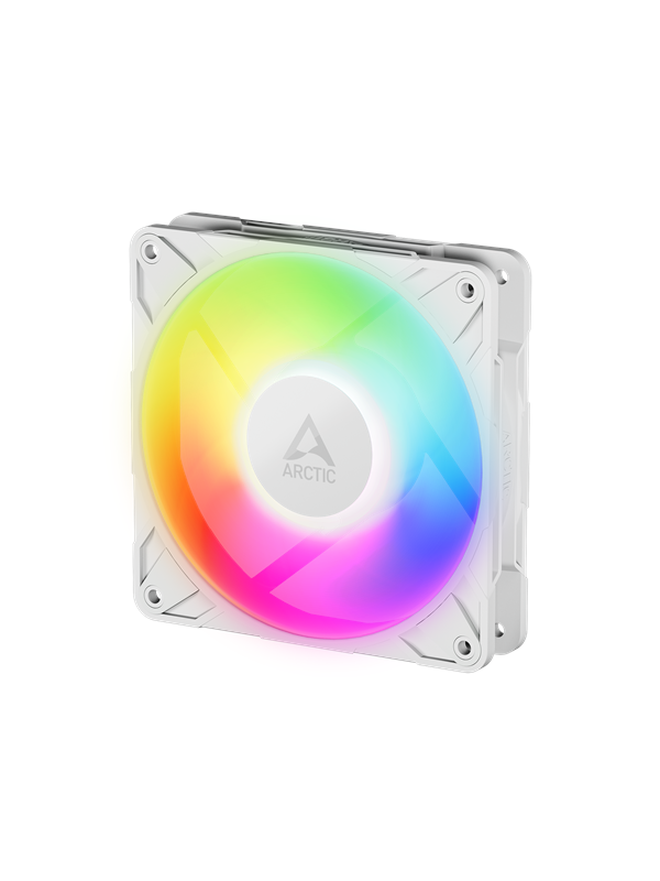 Arctic P12 Pro PST A-RGB - Gehäuselüfter - 120mm - Weiß mit RGB-Beleuchtung