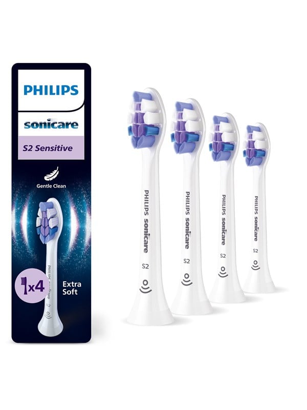Philips Bürstenköpfe Sonicare S2 Sensitive - white - 4 pcs