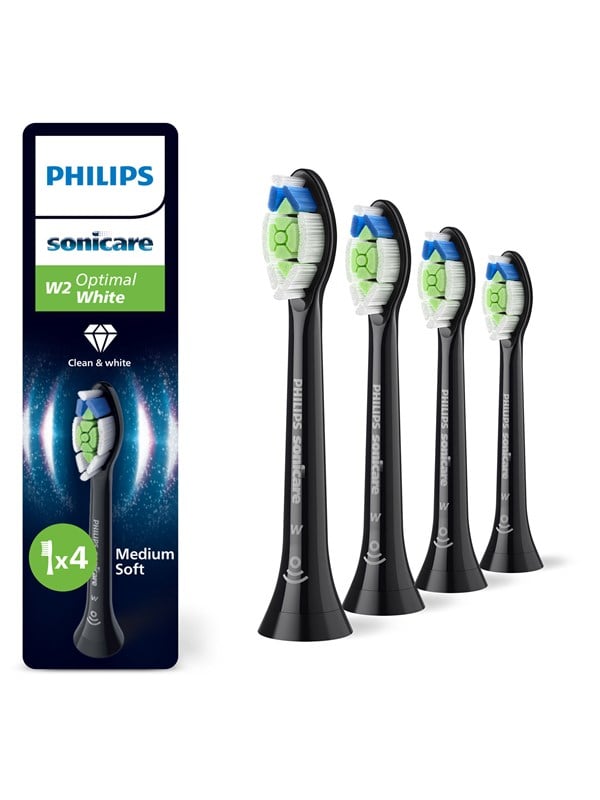 Philips Bürstenköpfe Sonicare Optimal White - 4 pcs - Black