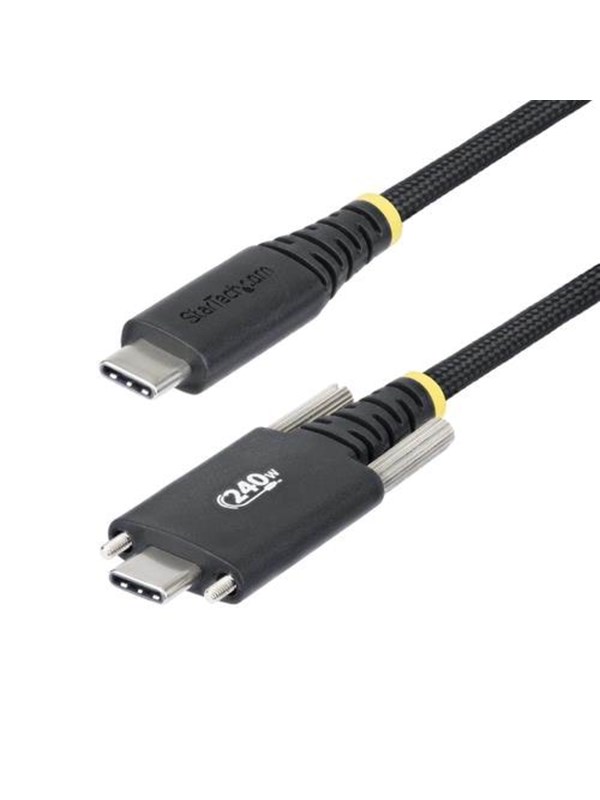 StarTech.com 10ft (3m) USB-C Charging Cable 240W Silicone Jacket - USB-C cable - 24 pin USB-C to 24 pin USB-C - 3 m