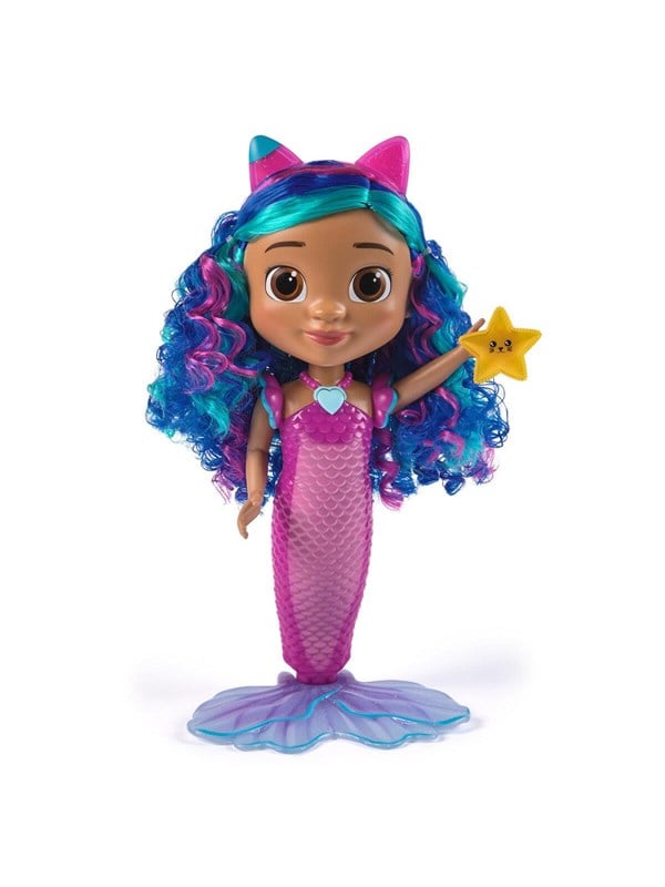 Gabbys Dollhouse Gabbys Movie Sing  Shine Mermaid Gabby Doll 36cm