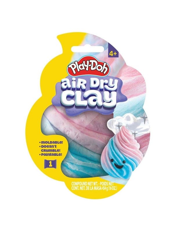 Play-Doh Air Dry Clay Shaped Bag Cotton Candy