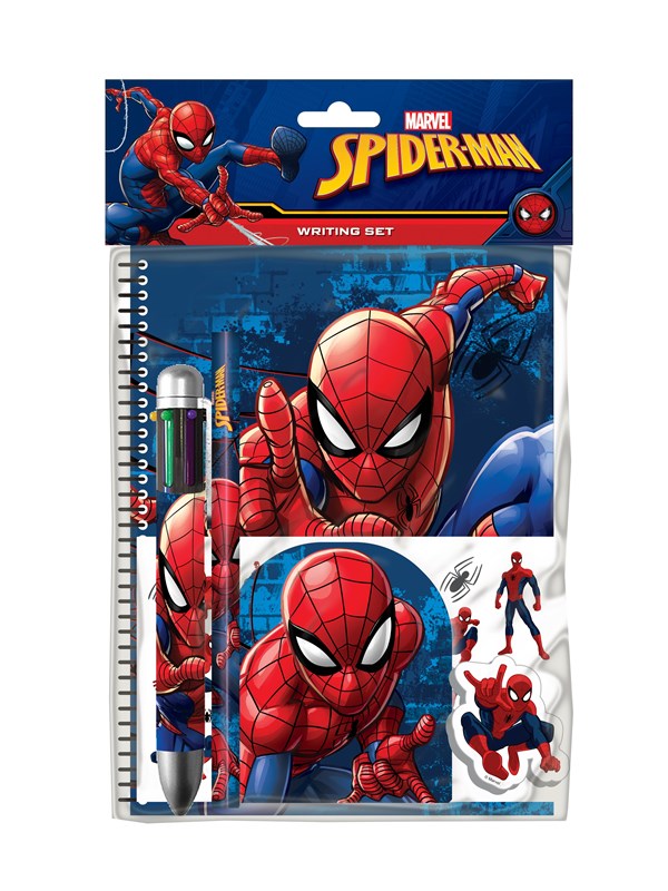 Spider-Man SPIDERMAN Writing Set wmulti-col pen