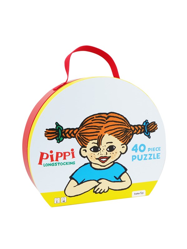 Barbo Toys Pippi - Suitcase w Puzzle - Villa Villekulla