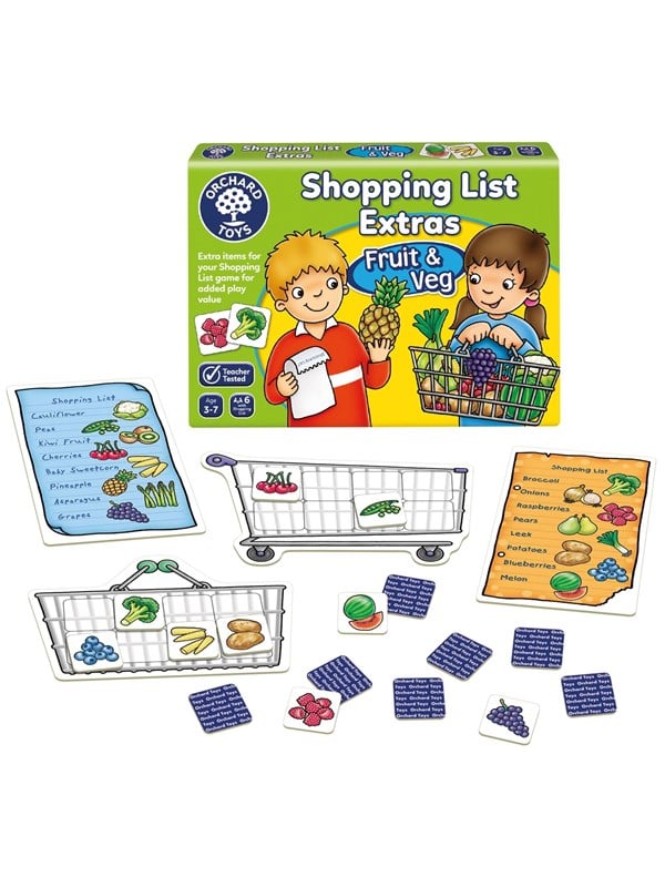 Orchard Shopping List Extras Fruit  Veg