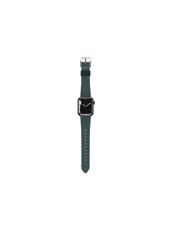 OtterBox Symmetry Cactus Leather Watch Band for Apple Watch 40/41/42mm Juniper Sprig - green