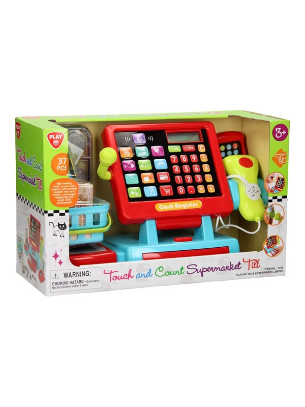 PLAY Toy Cash Register 37pcs