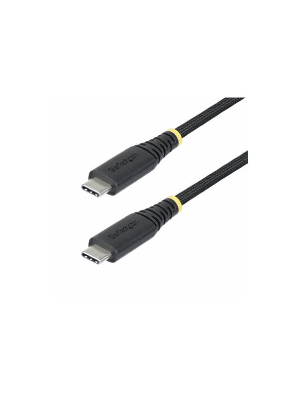 StarTech.com 2m USB-C Charging Cable 240W Silicone Jacket w/Braid - USB-C cable - 24 pin USB-C to 24 pin USB-C - 2 m