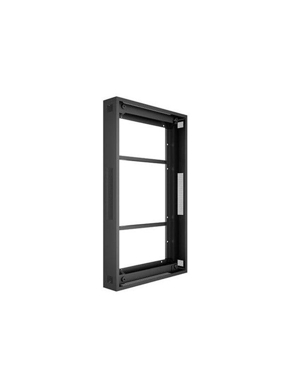 Multibrackets M Pro Series mounting kit - for flat panel - with frame anti-corrosion anti theft - black - Max 63 kg - recommended for 55"