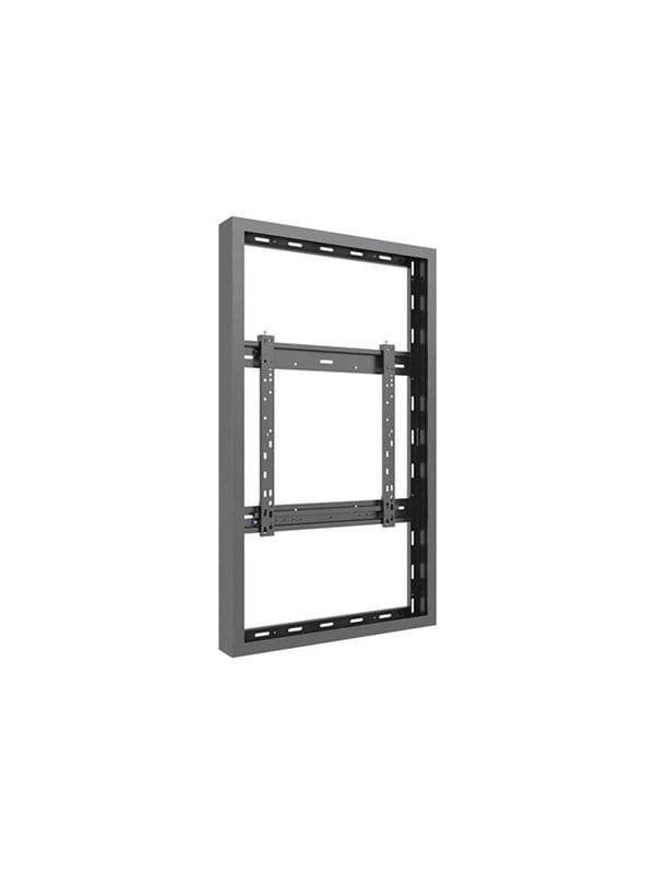 Multibrackets M Pro Series enclosure - small - for flat panel - high brightness - black (RAL 9005) - Max 25 kg - recommended for 46"