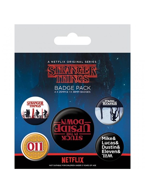 Pyramid - Badge Pack Stranger Things Upside Down - Pin / Button