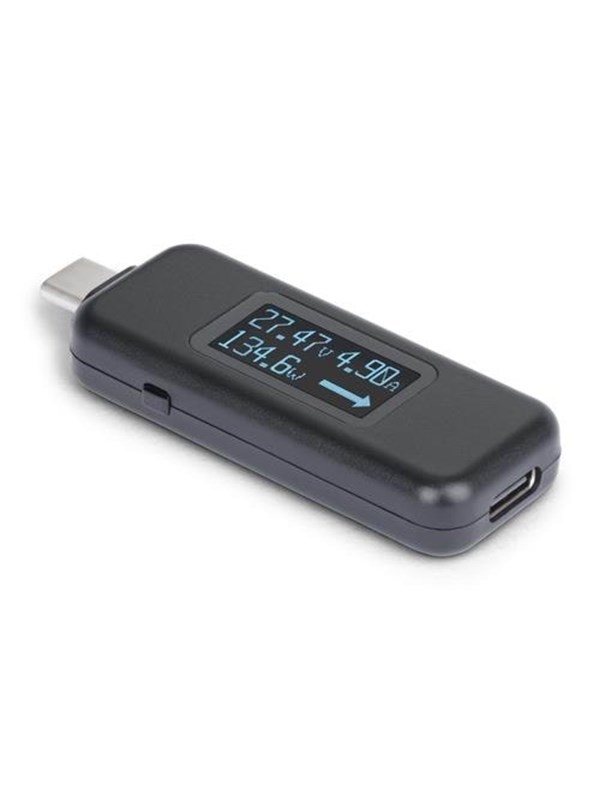 StarTech.com USB-C Power Tester Bi-Directional Digital Voltage/Current - USB-C power tester - digital multimeter bi-directional