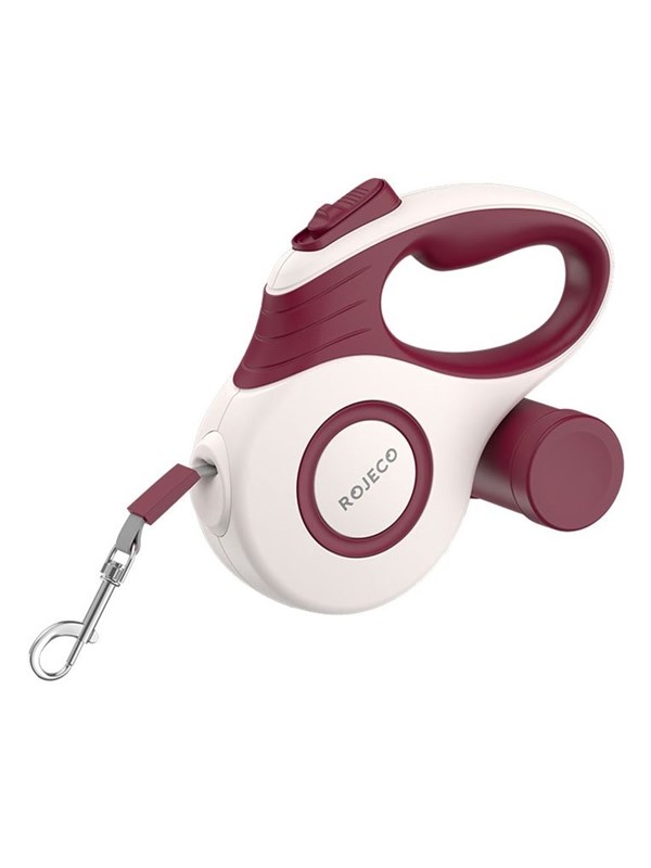 Rojeco A12 Automatic Retractable Dog Leash Red 5 Meters