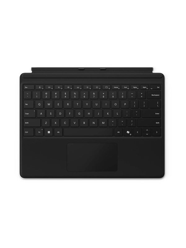 Microsoft Surface Pro Keyboard - keyboard - with trackpad accelerometer Surface Slim Pen 2 storage and charging tray - Tastaturen - Englisch - Schwarz