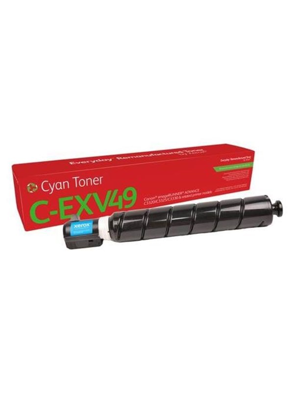 Xerox Everyday - cyan - compatible - remanufactured - toner cartridge (alternative for: Canon C-EXV49 Canon 8525B002) - Green World Alliance return programme