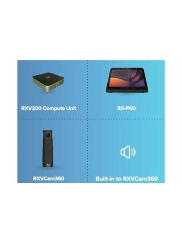 AudioCodes Room Experience RX Suite RXV200-B360 - Bundle - video conferencing kit