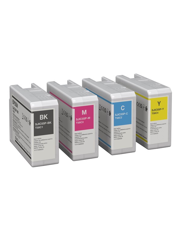 Epson T58C2 - cyan - original - ink cartridge