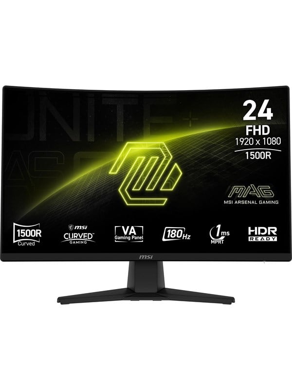 Image of 24" MSI MAG 242C - 1920x1080 (FHD) - 180Hz - VA - KVM switch